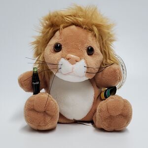1998 Lion Mozambique Coca Cola International Collecton Plush Stuffed Bean Tag